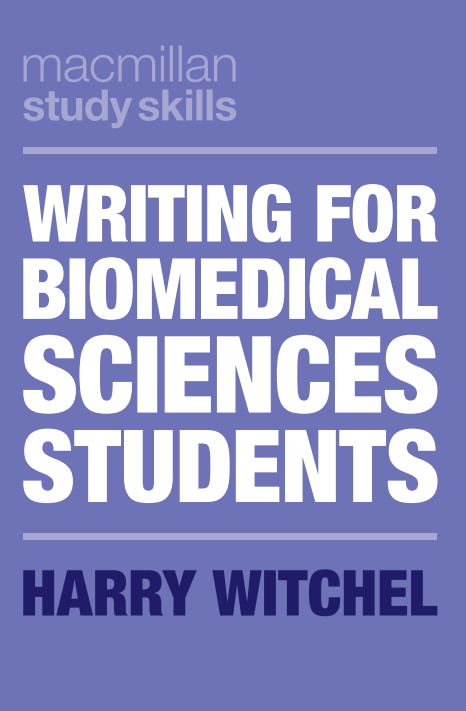 book cover for Writing for Biomedical Sciences Students