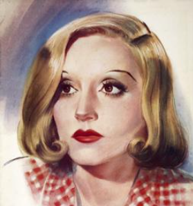 Elizabeth Gerdner in Dreaming Lips.  (1937).  Fair use.